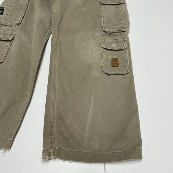 Vintage JNCO Commando Cargo Pants Size 14 (26x25) Tan Skate Y2K Grunge - Picture 5 of 16